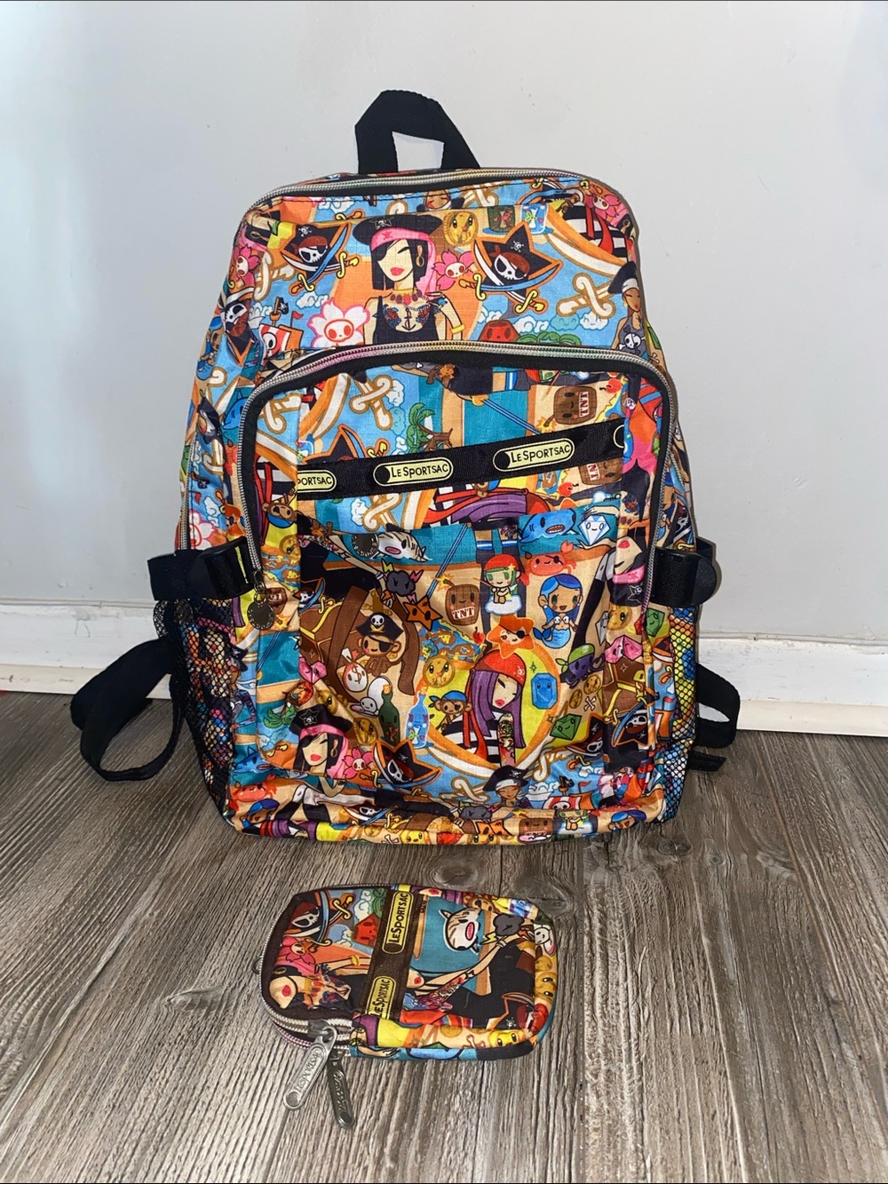 Lesportsac limited edition backpack & Small case